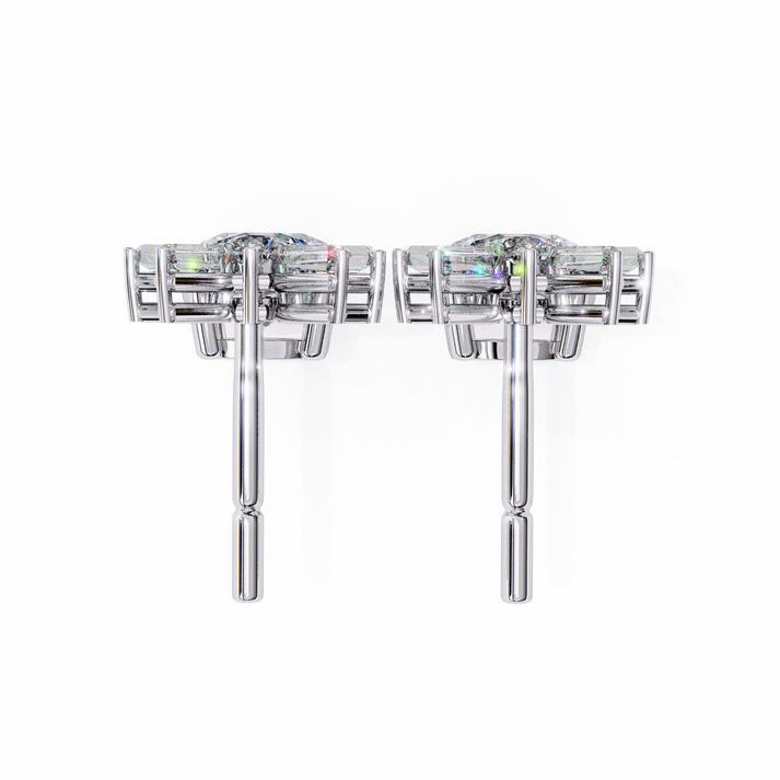 lab grown diamond | moissanite Jewellery Meteor Shine Lab Grown OR Moissanite Earrings by Rabbito Jewels