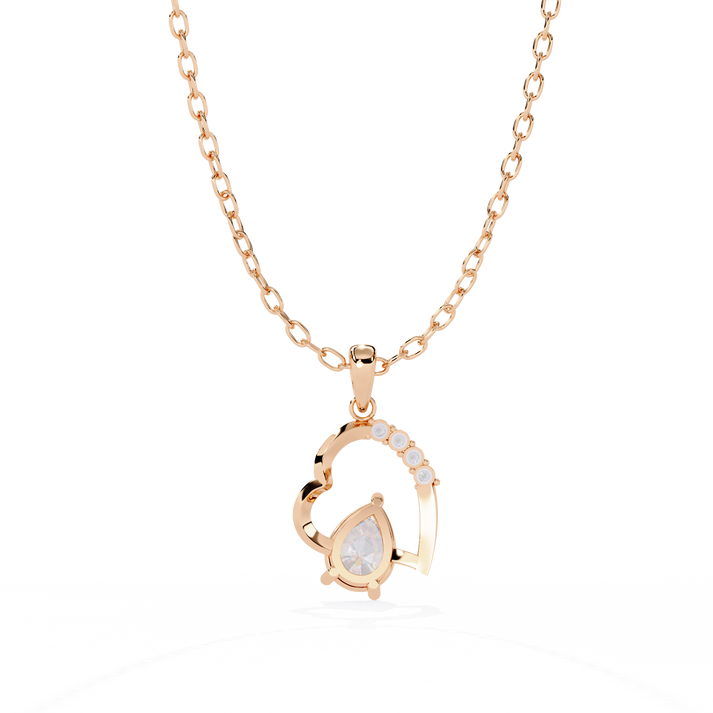 lab grown diamond | moissanite Jewellery Gracy Love Lab Grown Diamond OR Moissanite Pendant by Rabbito Jewels