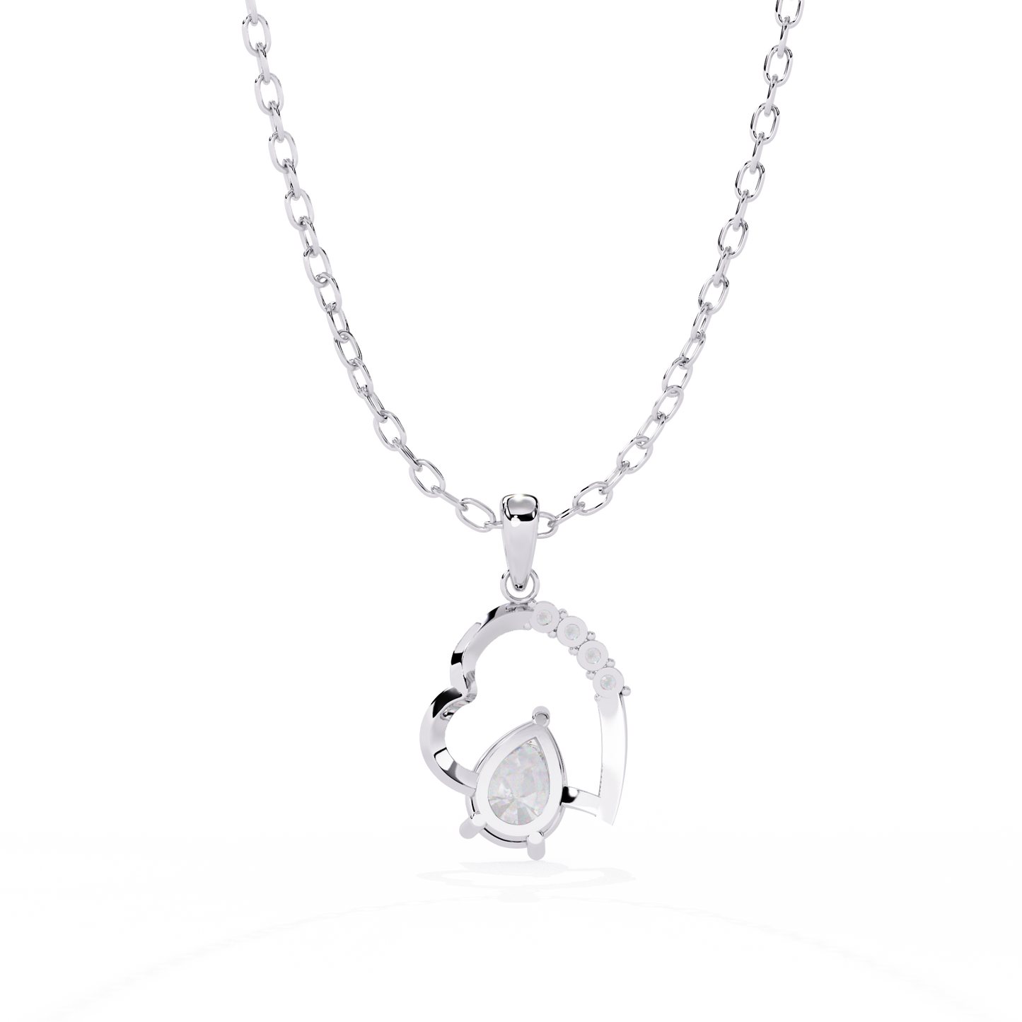 lab grown diamond | moissanite Jewellery Gracy Love Lab Grown Diamond OR Moissanite Pendant by Rabbito Jewels