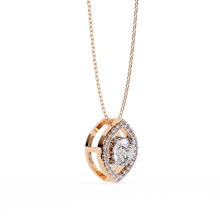 lab grown diamond | moissanite Jewellery Allegra Lab Grown Diamond OR Moissanite Pendant by Rabbito Jewels