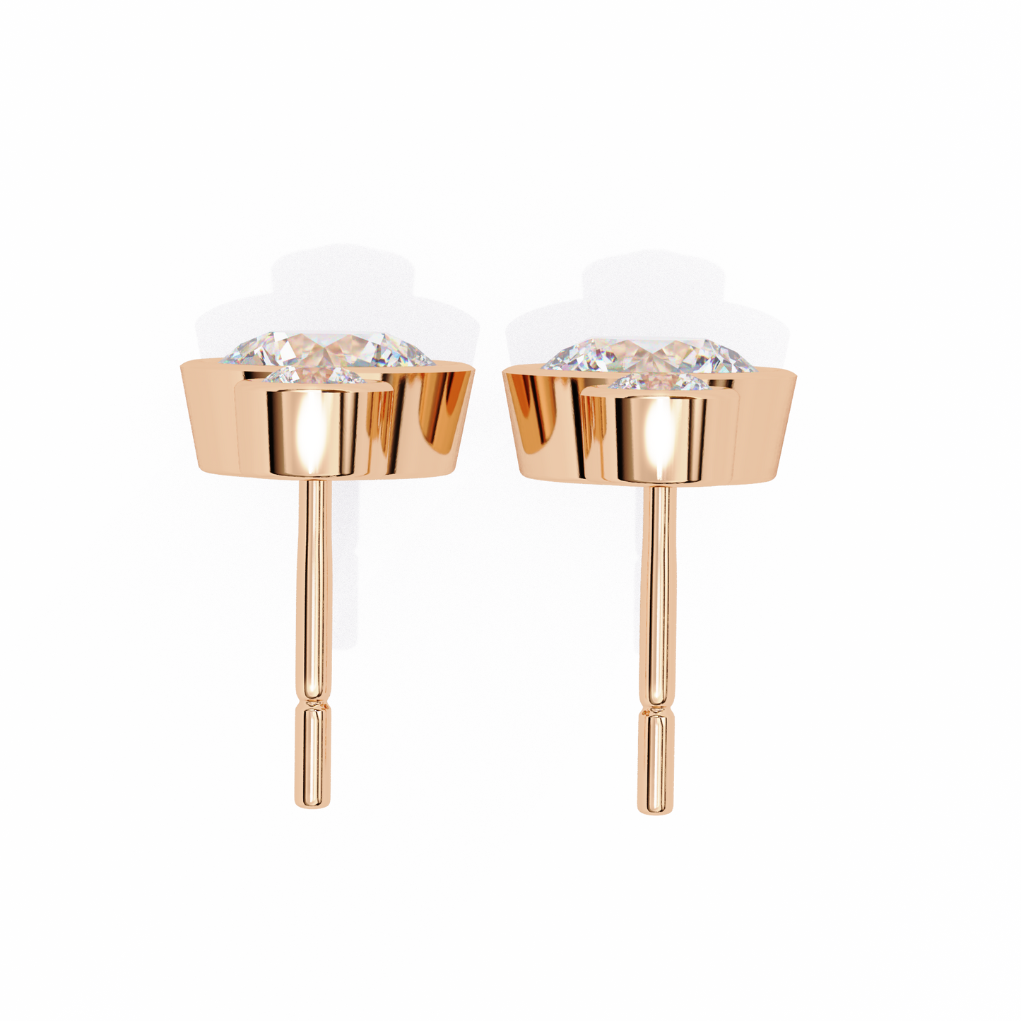 lab grown diamond | moissanite Jewellery Eclipse Elegance Lab Grown OR Moissanite Dangle Earrings by Rabbito Jewels