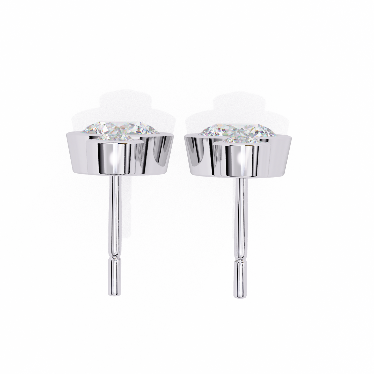 lab grown diamond | moissanite Jewellery Eclipse Elegance Lab Grown OR Moissanite Dangle Earrings by Rabbito Jewels