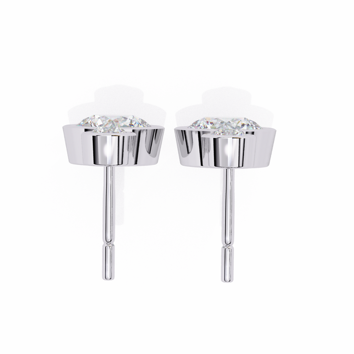 lab grown diamond | moissanite Jewellery Eclipse Elegance Lab Grown OR Moissanite Dangle Earrings by Rabbito Jewels