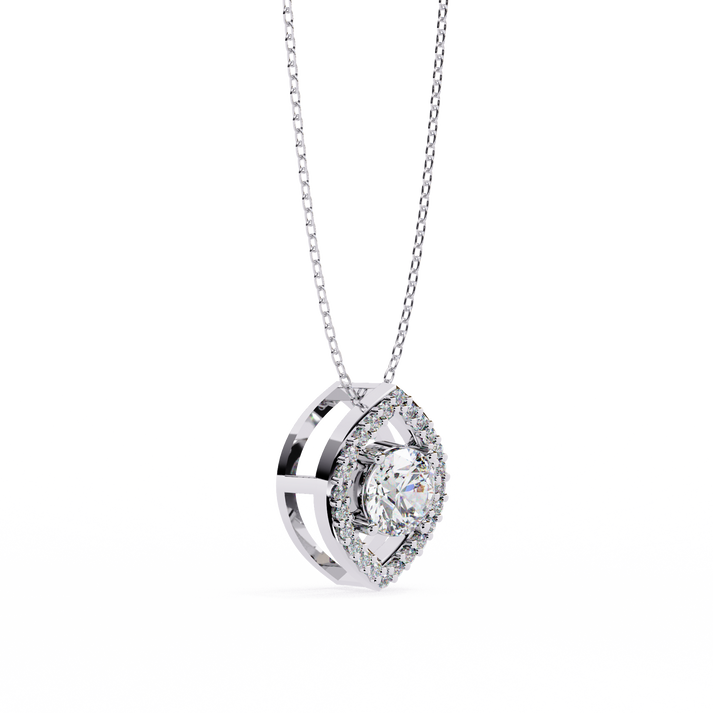 lab grown diamond | moissanite Jewellery Allegra Lab Grown Diamond OR Moissanite Pendant by Rabbito Jewels