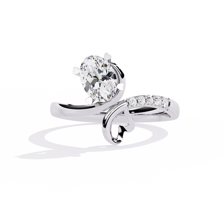 lab grown diamond | moissanite Jewellery Orcharsta Lab Grown Diamond OR Moissanite Ring Silver by Rabbito Jewels