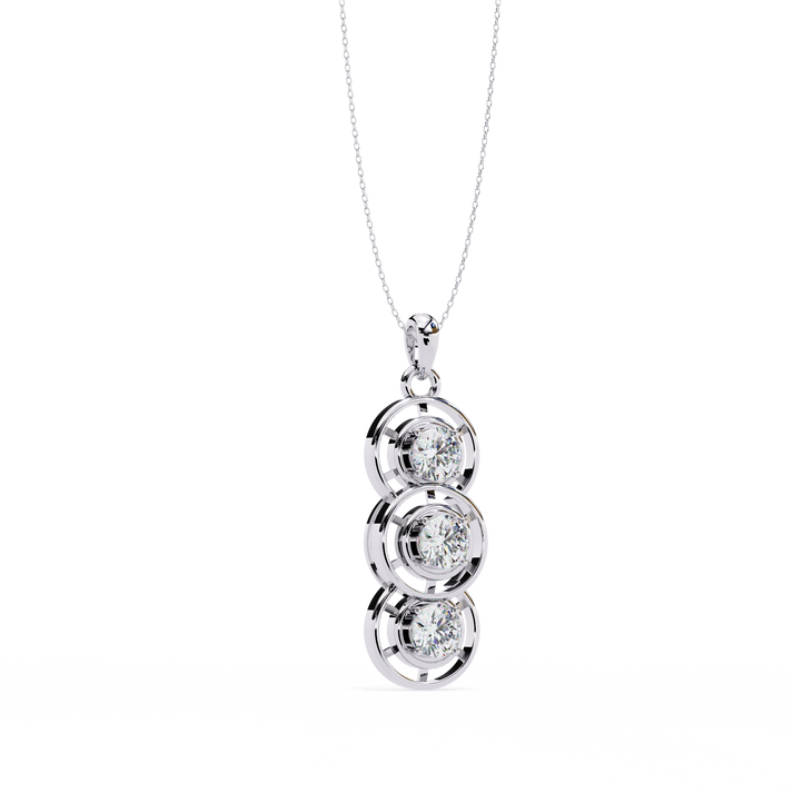 lab grown diamond | moissanite Jewellery Angelice Lab Grown Diamond OR Moissanite Pendant by Rabbito Jewels