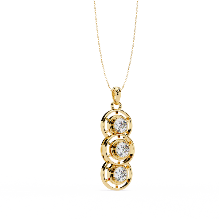 lab grown diamond | moissanite Jewellery Angelice Lab Grown Diamond OR Moissanite Pendant by Rabbito Jewels