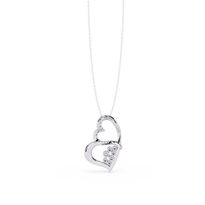 lab grown diamond | moissanite Jewellery Slanting Lab Grown Diamond OR Moissanite Pendant by Rabbito Jewels