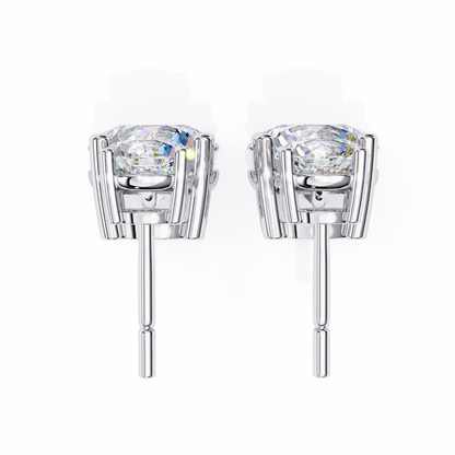 lab grown diamond | moissanite Jewellery Coconut Light Lab Grown OR Moissanite Earrings by Rabbito Jewels