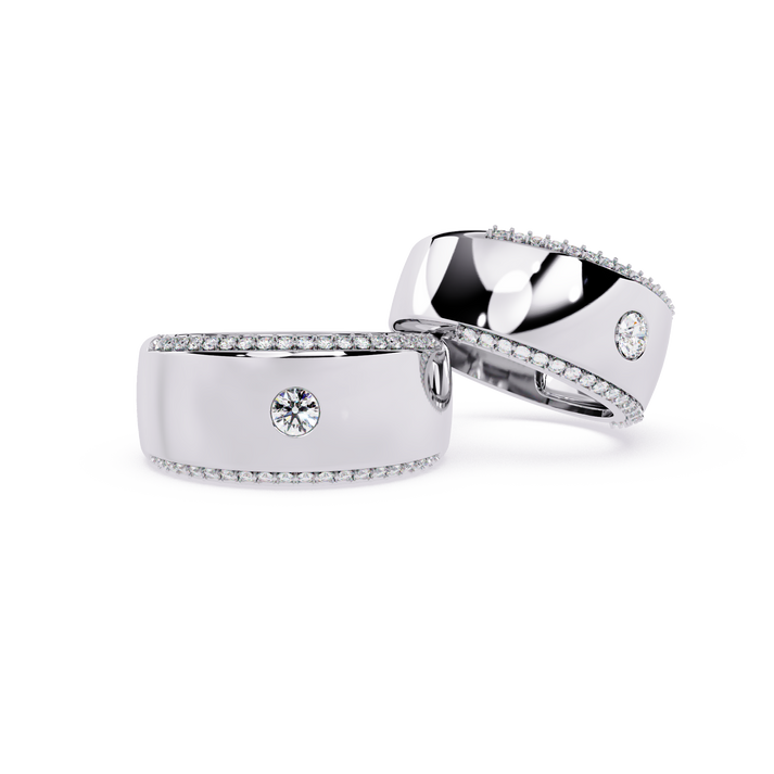 lab grown diamond | moissanite Jewellery Kolibri Lab Grown Diamond OR Moissanite Ring Silver by Rabbito Jewels