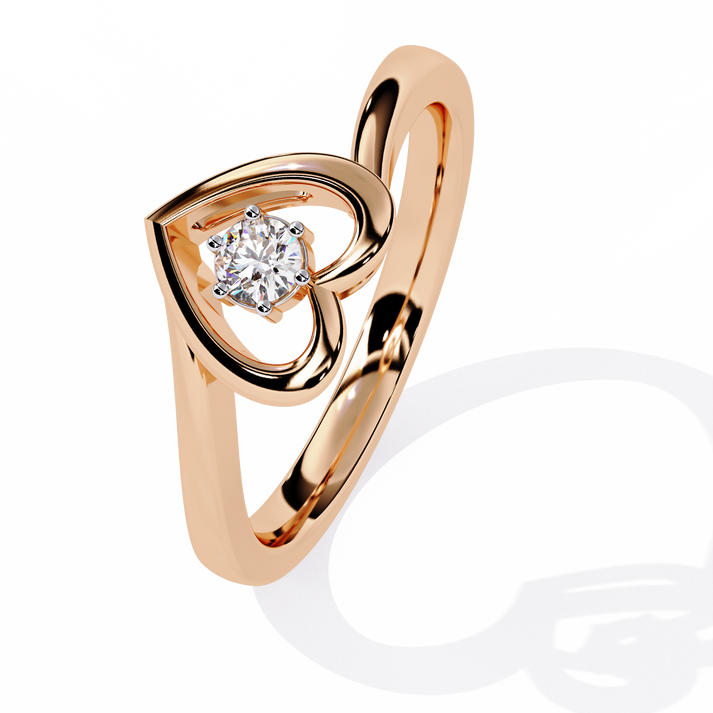 lab grown diamond | moissanite Jewellery Herze Heart Love Lab Grown Diamond OR Moissanite Ring by Rabbito Jewels