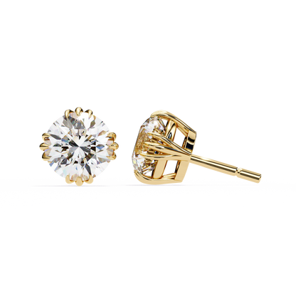 lab grown diamond | moissanite Jewellery Aurora’s Kiss Lab Grown OR Moissanite Earrings by Rabbito Jewels