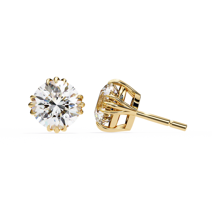 lab grown diamond | moissanite Jewellery Aurora’s Kiss Lab Grown OR Moissanite Earrings by Rabbito Jewels
