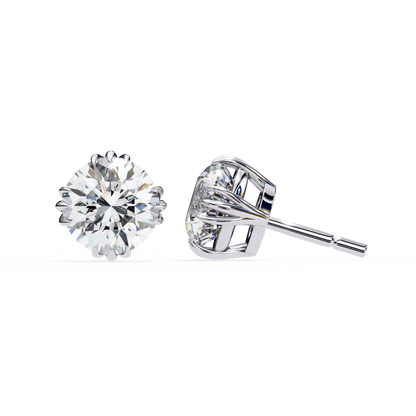 lab grown diamond | moissanite Jewellery Aurora’s Kiss Lab Grown OR Moissanite Earrings by Rabbito Jewels