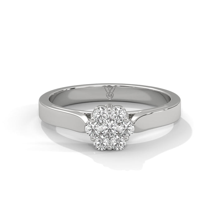 lab grown diamond | moissanite Jewellery Ariana Lab Grown Diamond OR Moissanite Ring Silver by Rabbito Jewels