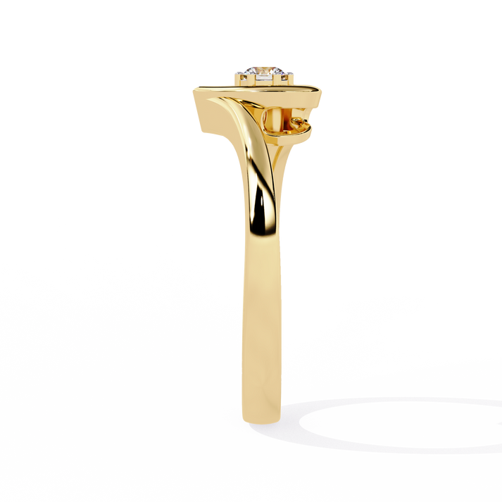 lab grown diamond | moissanite Jewellery Herze Heart Love Lab Grown Diamond OR Moissanite Ring by Rabbito Jewels