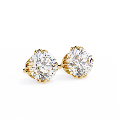 lab grown diamond | moissanite Jewellery Aurora’s Kiss Lab Grown OR Moissanite Earrings by Rabbito Jewels