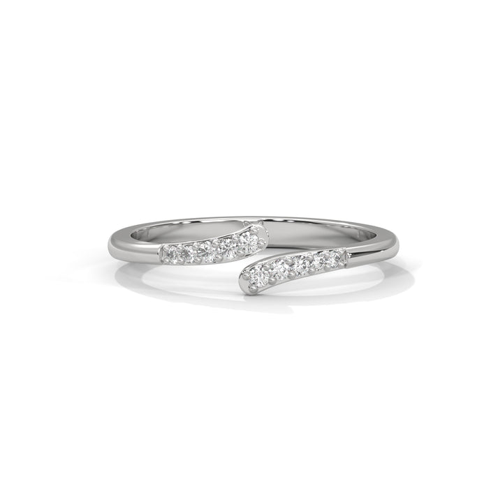 lab grown diamond | moissanite Jewellery Axelle Lab Grown Diamond OR Moissanite Ring Silver by Rabbito Jewels