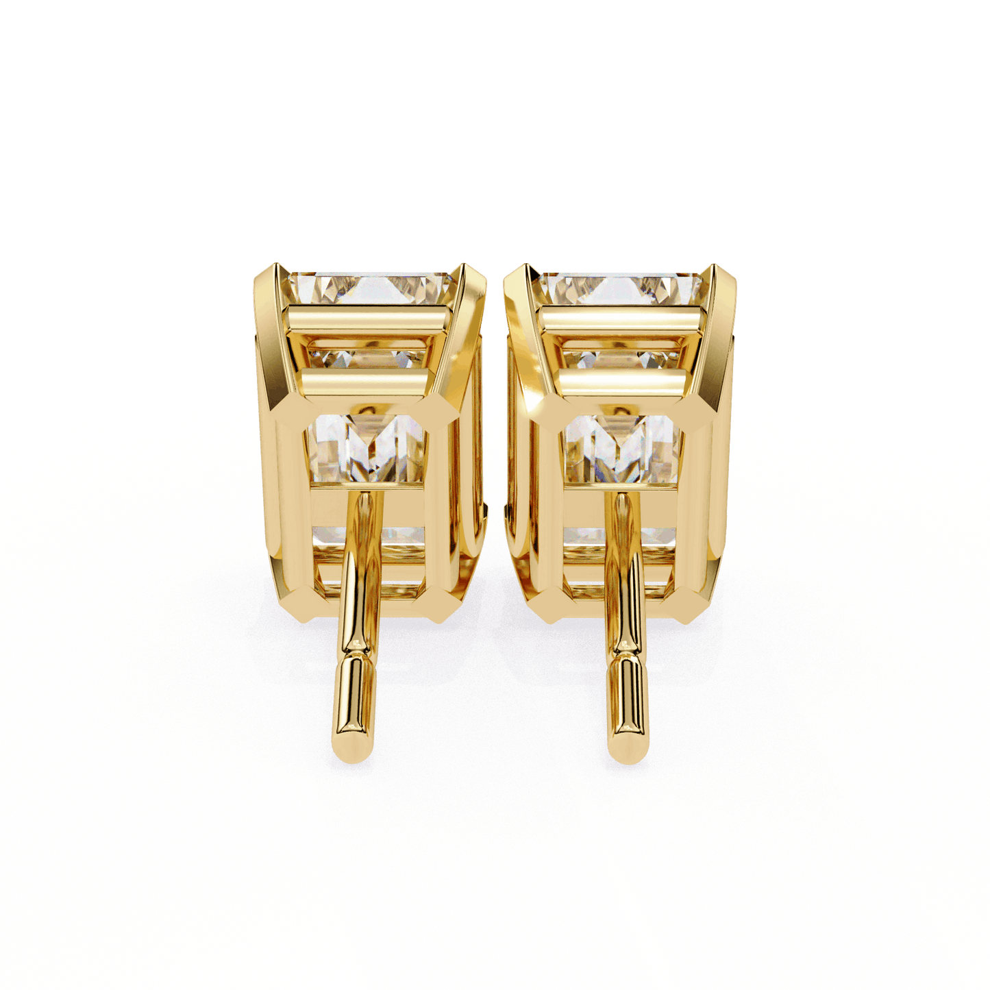 lab grown diamond | moissanite Jewellery Stardust Elegance Lab Grown Diamond OR Moissanite Stud Earrings by Rabbito Jewels
