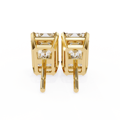 lab grown diamond | moissanite Jewellery Stardust Elegance Lab Grown Diamond OR Moissanite Stud Earrings by Rabbito Jewels
