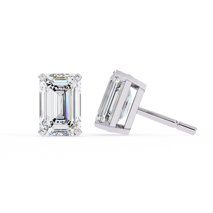 lab grown diamond | moissanite Jewellery Stardust Elegance Lab Grown Diamond OR Moissanite Stud Earrings by Rabbito Jewels