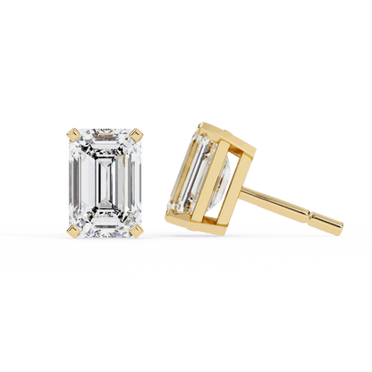 lab grown diamond | moissanite Jewellery Stardust Elegance Lab Grown Diamond OR Moissanite Stud Earrings by Rabbito Jewels