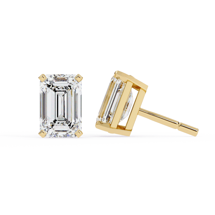 lab grown diamond | moissanite Jewellery Stardust Elegance Lab Grown Diamond OR Moissanite Stud Earrings by Rabbito Jewels