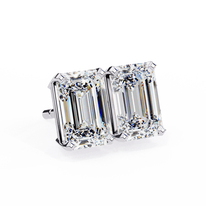 lab grown diamond | moissanite Jewellery Stardust Elegance Lab Grown Diamond OR Moissanite Stud Earrings by Rabbito Jewels