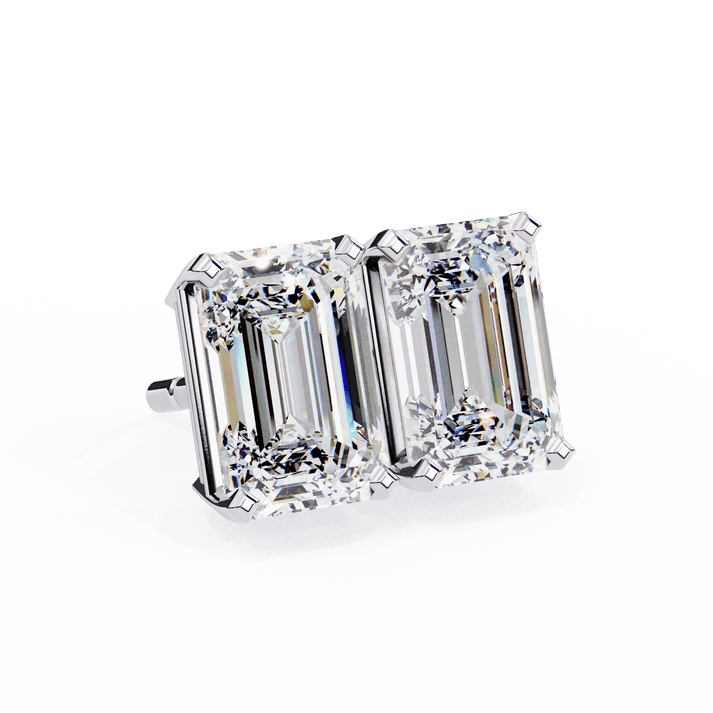 lab grown diamond | moissanite Jewellery Stardust Elegance Lab Grown Diamond OR Moissanite Stud Earrings by Rabbito Jewels