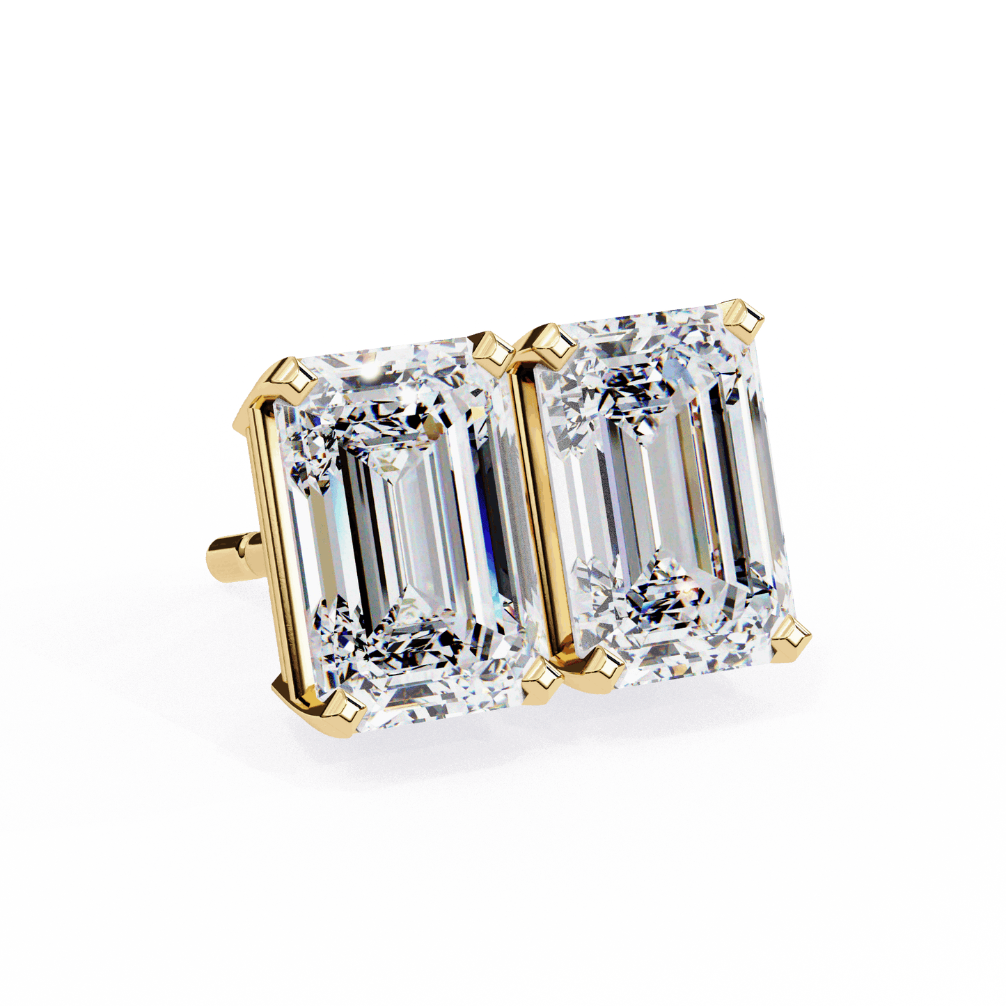 lab grown diamond | moissanite Jewellery Stardust Elegance Lab Grown Diamond OR Moissanite Stud Earrings by Rabbito Jewels