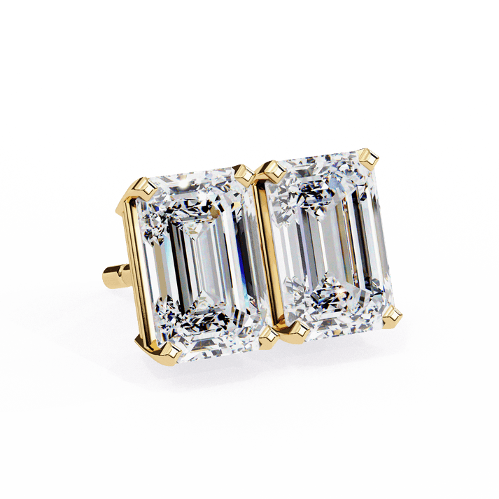 lab grown diamond | moissanite Jewellery Stardust Elegance Lab Grown Diamond OR Moissanite Stud Earrings by Rabbito Jewels