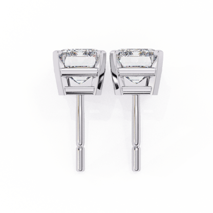lab grown diamond | moissanite Jewellery Stardust Elegance Lab Grown Diamond OR Moissanite Stud Earrings by Rabbito Jewels