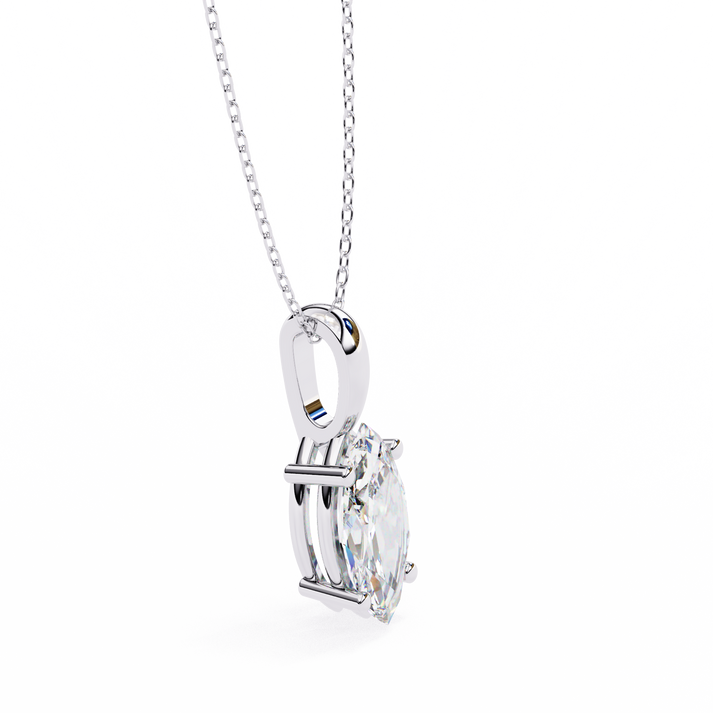lab grown diamond | moissanite Jewellery 0.93CT Marquise Lab Grown Diamond OR Moissanite Pendant by Rabbito Jewels