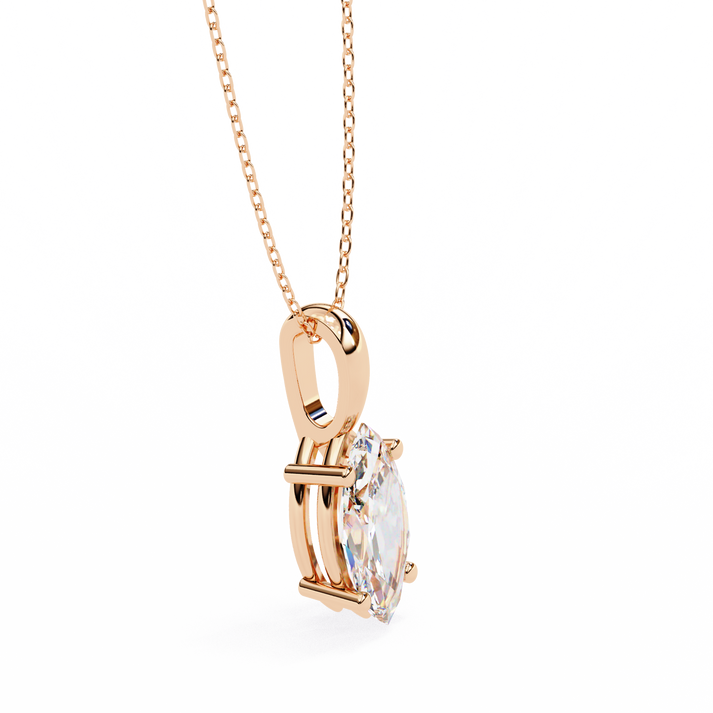 lab grown diamond | moissanite Jewellery 0.93CT Marquise Lab Grown Diamond OR Moissanite Pendant by Rabbito Jewels
