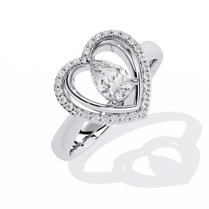 lab grown diamond | moissanite Jewellery Cherish Love Lab Grown Diamond OR Moissanite Ring by Rabbito Jewels