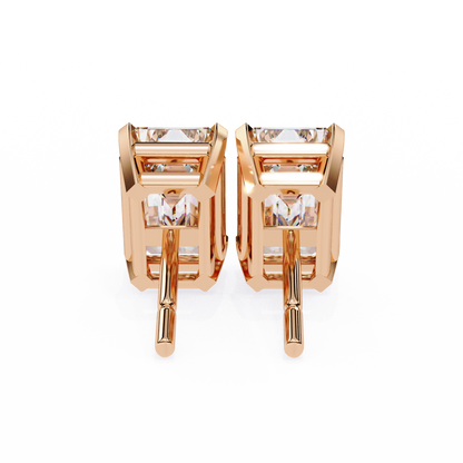 lab grown diamond | moissanite Jewellery Stardust Elegance Lab Grown Diamond OR Moissanite Stud Earrings by Rabbito Jewels