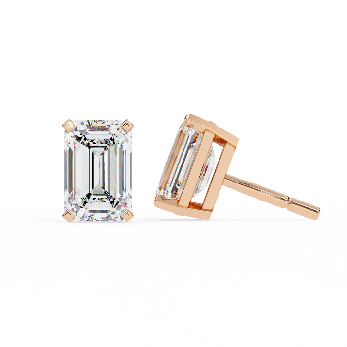 lab grown diamond | moissanite Jewellery Stardust Elegance Lab Grown Diamond OR Moissanite Stud Earrings by Rabbito Jewels