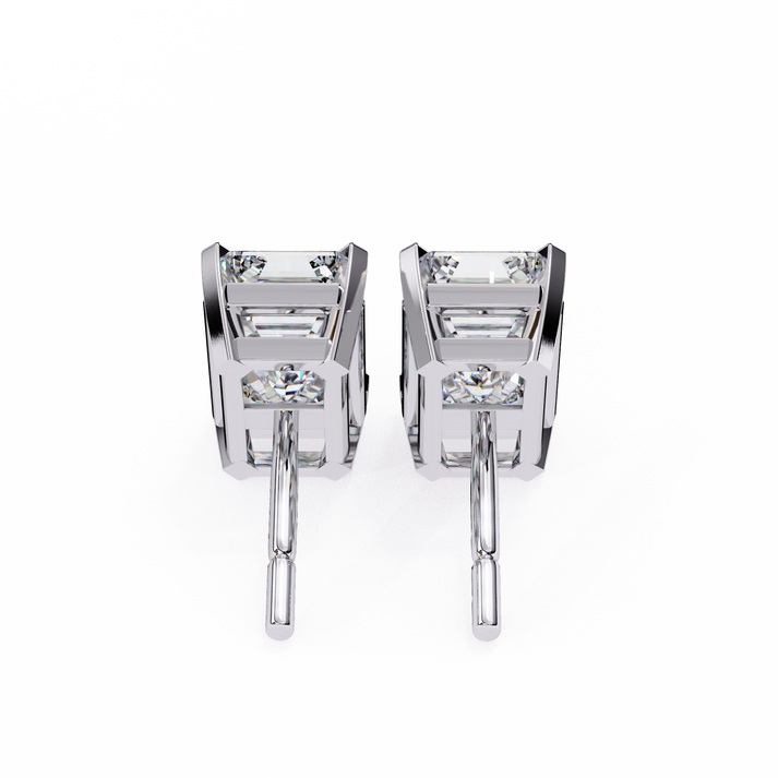 lab grown diamond | moissanite Jewellery Stardust Elegance Lab Grown Diamond OR Moissanite Stud Earrings by Rabbito Jewels
