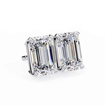 lab grown diamond | moissanite Jewellery Stardust Elegance Lab Grown Diamond OR Moissanite Stud Earrings by Rabbito Jewels