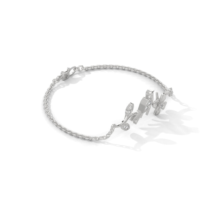 lab grown diamond | moissanite Jewellery Delicate Harmony Lab Grown Diamond OR Moissanite Bracelet by Rabbito Jewels