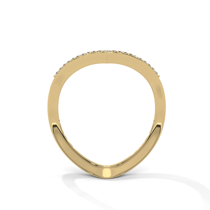lab grown diamond | moissanite Jewellery V Lab Grown Diamond OR Moissanite Ring by Rabbito Jewels