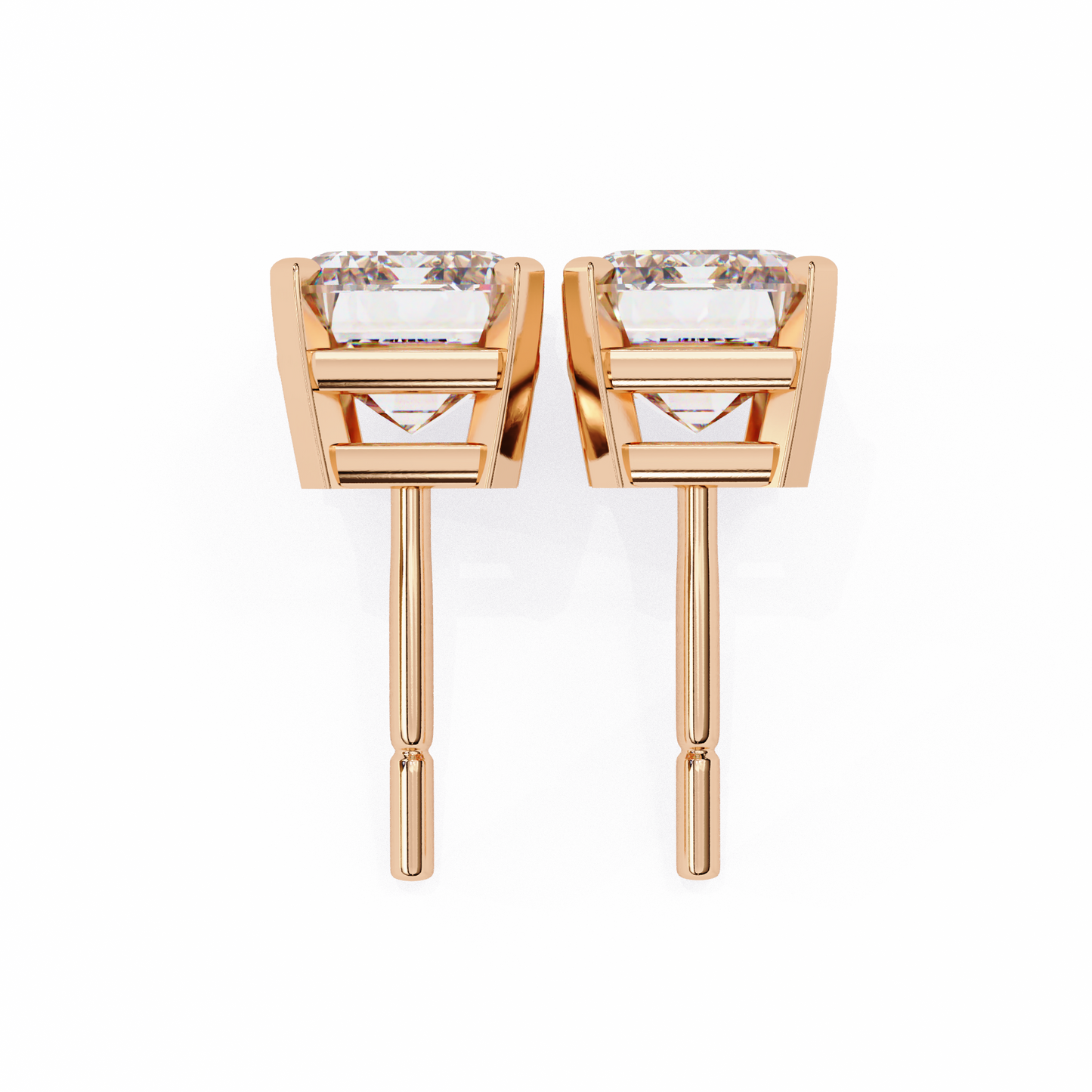 lab grown diamond | moissanite Jewellery Stardust Elegance Lab Grown Diamond OR Moissanite Stud Earrings by Rabbito Jewels