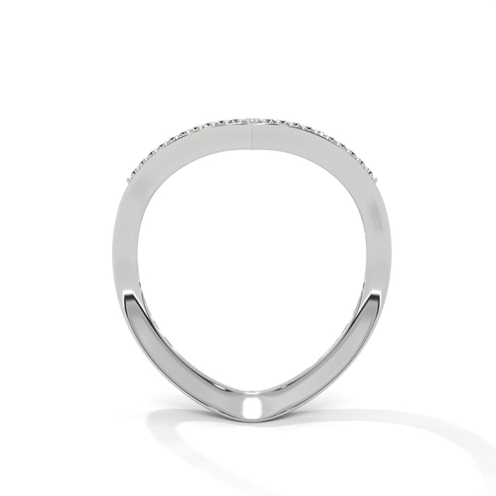 lab grown diamond | moissanite Jewellery V Lab Grown Diamond OR Moissanite Ring by Rabbito Jewels