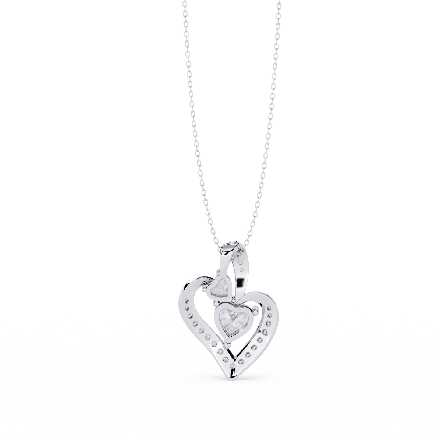 lab grown diamond | moissanite Jewellery Chimes Lab Grown Diamond OR Moissanite Pendant by Rabbito Jewels