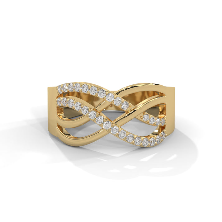 lab grown diamond | moissanite Jewellery Artis Lab Grown Diamond OR Moissanite Ring Yellow Gold 18K by Rabbito Jewels
