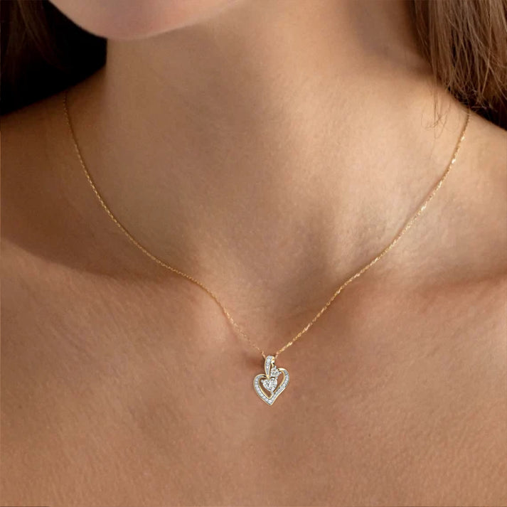 lab grown diamond | moissanite Jewellery Chimes Lab Grown Diamond OR Moissanite Pendant by Rabbito Jewels