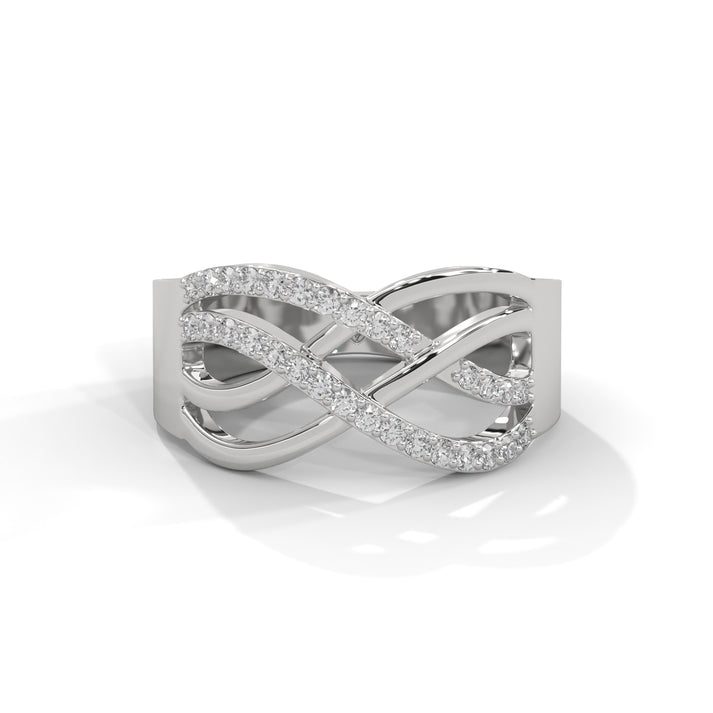 lab grown diamond | moissanite Jewellery Artis Lab Grown Diamond OR Moissanite Ring White Gold 18K by Rabbito Jewels