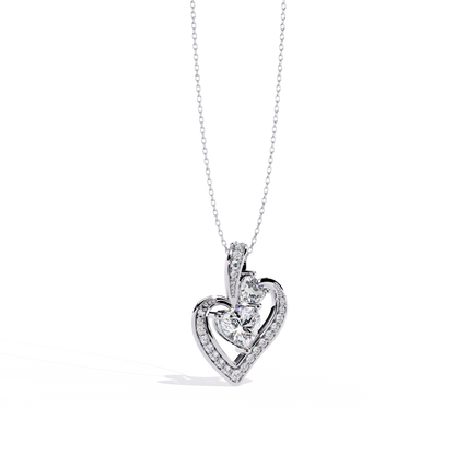 lab grown diamond | moissanite Jewellery Chimes Lab Grown Diamond OR Moissanite Pendant by Rabbito Jewels