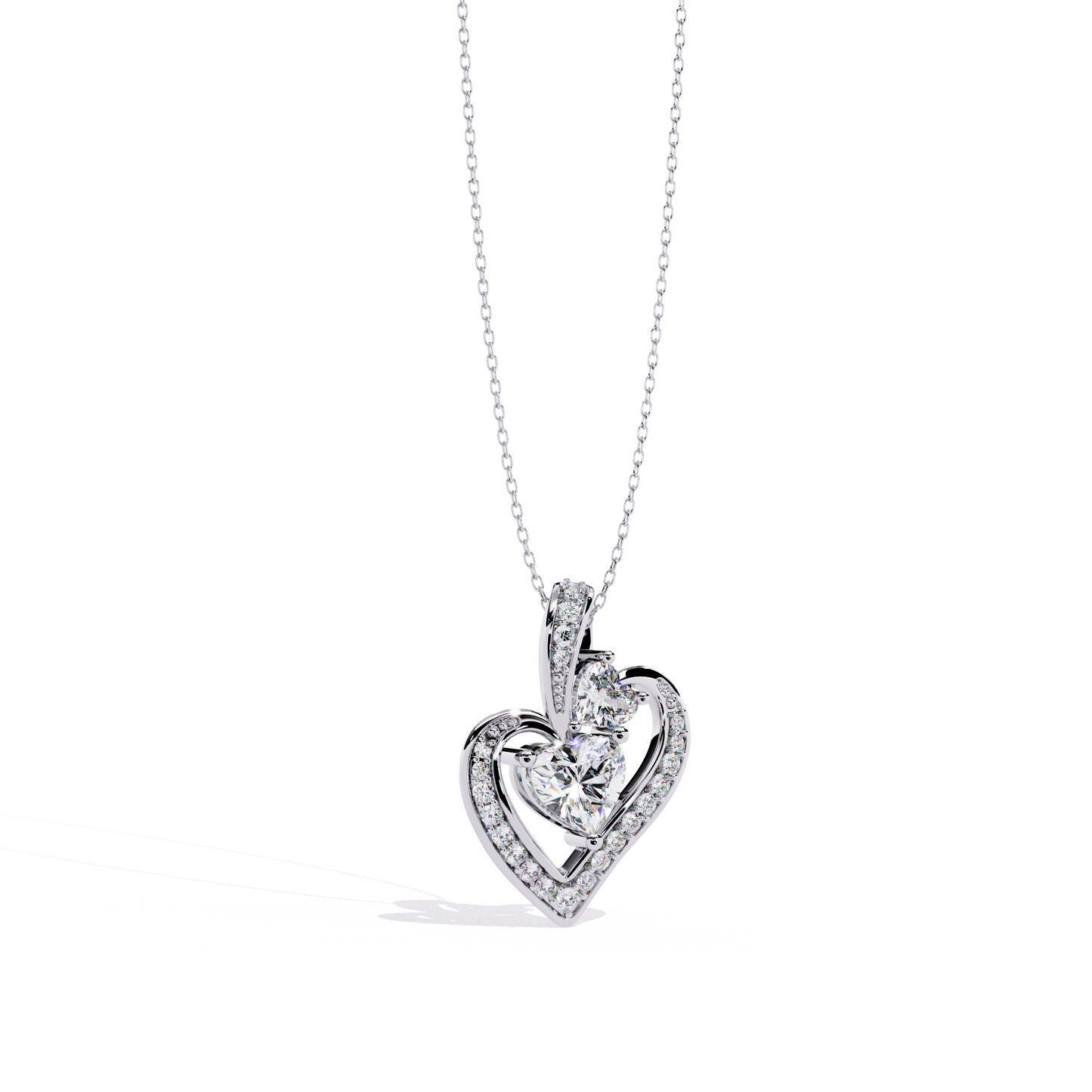 lab grown diamond | moissanite Jewellery Chimes Lab Grown Diamond OR Moissanite Pendant by Rabbito Jewels