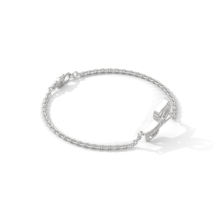lab grown diamond | moissanite Jewellery Twining Leaves Lab Grown Diamond OR Moissanite Bracelet by Rabbito Jewels